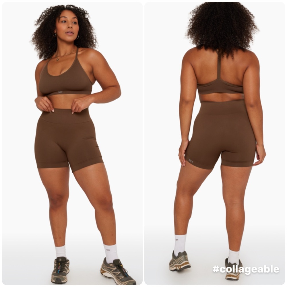 Set active biker shorts